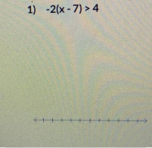 YO 10 or 22 points can somebody pls help me I’m stuck. Solve each inequality for x then graph your