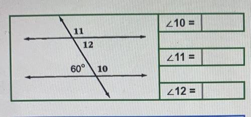 does anyone know how what the angles would equal based on the diagram? any help will be appreciated