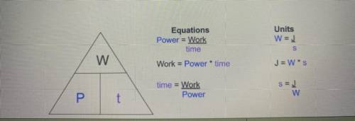 How much power is being used when the amount of work
is 1,987 J and it happens over 2 hours?