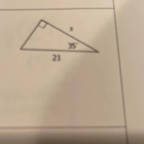 Solve for x. Round your answer to the nearest tenth