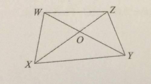 In the figure below, the area of WOZ = 12, the area of ZOY = 18, and the area of WXYZ = 70. Find th