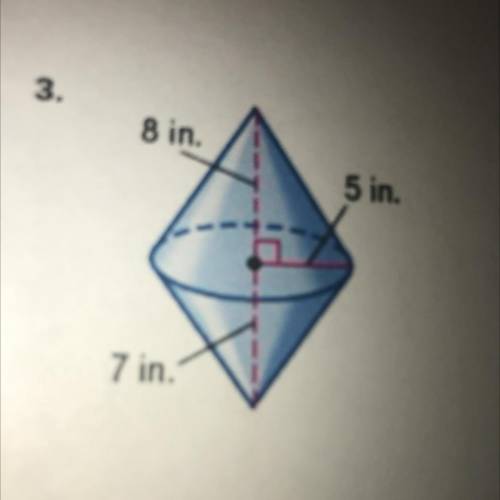 Please help me. I have to find the volume of the cone