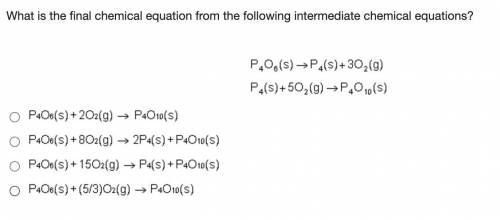 What is the final chemical equation from the following intermediate chemical equations?

2 equatio