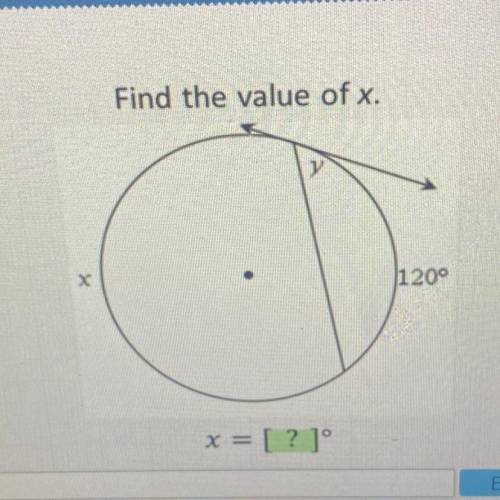 Find the value of X inscribed angles