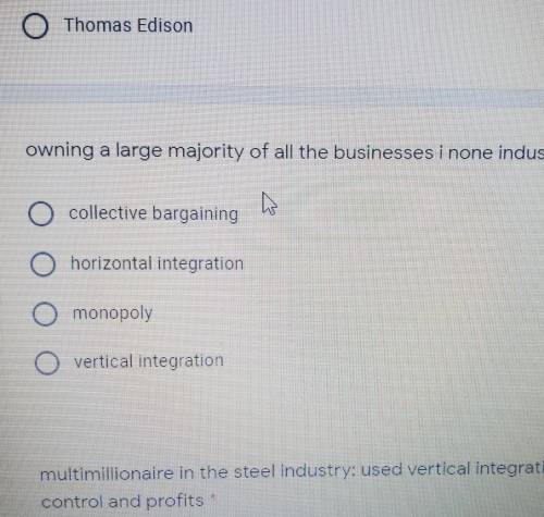 Owning a large majority of all the businesses I none industry ​