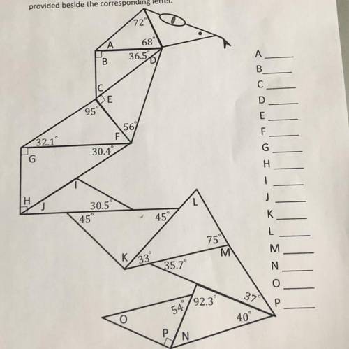 The sum of the angles of any triangle is

Find all the missing angles in the triangles. Write each