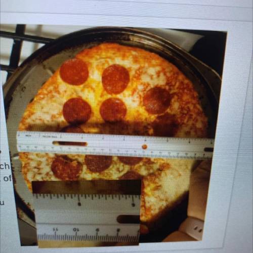 What is the radius of the pizza?