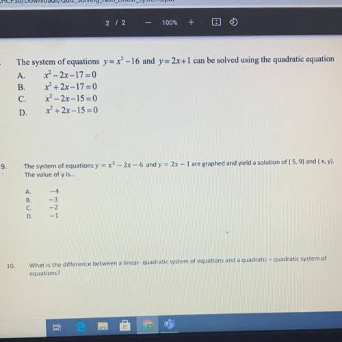 Help pls! i only need number 8
