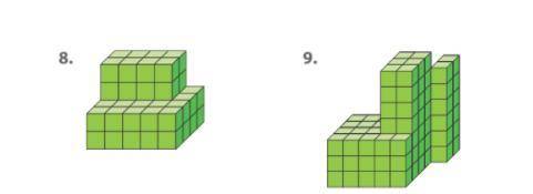 Find the volume the solid. Use unit cubes to help.