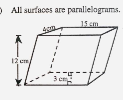 What is the Volume of the prism?? I’m so confused please help