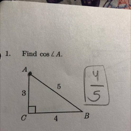Hiii y’all is this answer correct or is it 3/5?