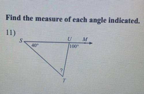 The angle you need to find is angle T.