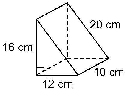 Please help! theres a download below

Find the volume of the triangular prism below.
Round your an