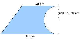 Find the area of the shaded portion below.

Round your answer to the nearest one (i.e. 0 decimal p