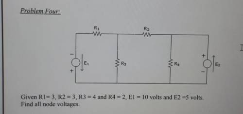 Find all node voltage with steps ?​