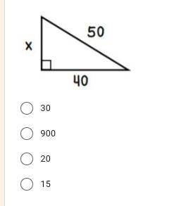 Find the missing length of the triangle. If necessary, round your answer to the nearest tenth