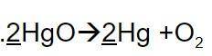 What is the chemical formula for 2HgO2Hg +O2