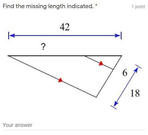 Can someone please help me with this. Find the missing length indicated.