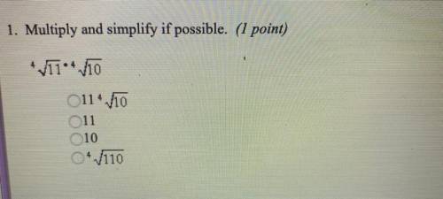Multiply and simplify if possible