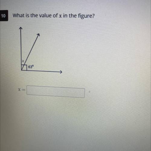 HELPPP!!! What is the value of x in the figure?