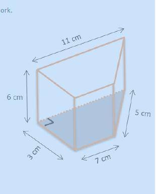 Find the surface area of the right trapezoidal prism.