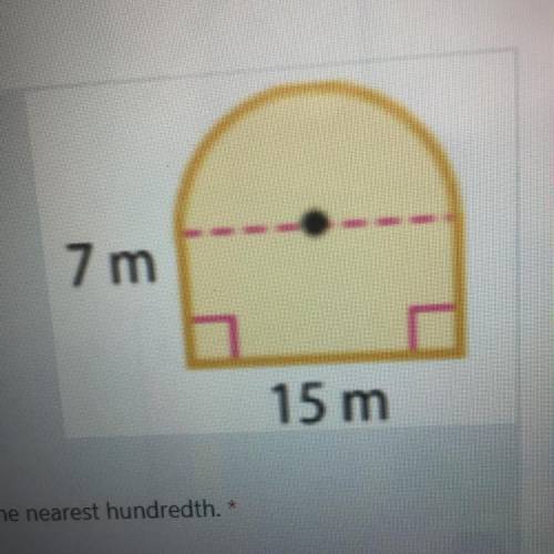 Find the area and round to the nearest hundredth??