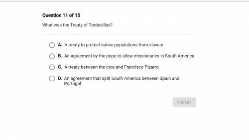 What was the Treaty of Tordesillas