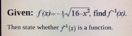 Tell whether or not this is a function