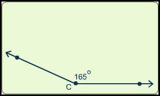 What is the measure of an angle that is the supplement of angle C?