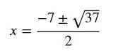 Solve x2 + 7x + x2 + 7x + 9 = 3​