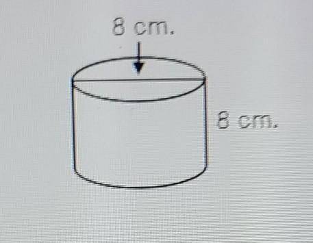 Find the volume of the cylinder. Leave your answer in terms of pi.​