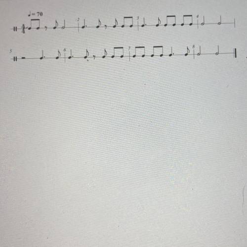 If you know music , can you write this out in letters please I will mark brainlest !!