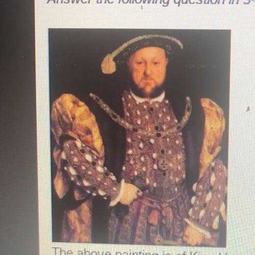 The above painting is of King Henry VIII. Which artist painted this portrait? List three interestin