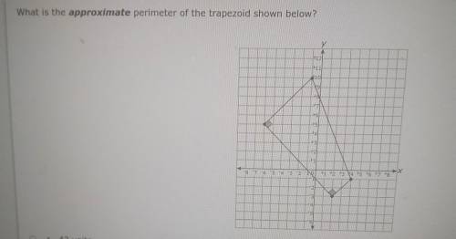 What is the approximate perimeter of the rectangle shown below a.43b.33c.113d.332​