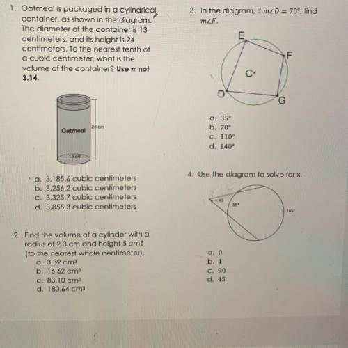 Help me solve these problems.