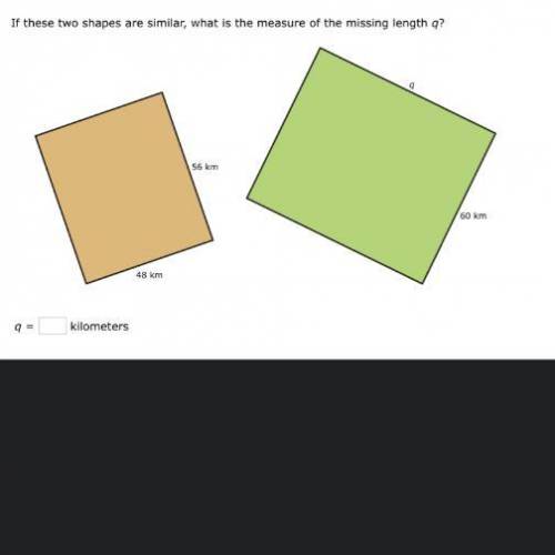 PLEASE HELP! 20 POINTS STEP BY STEP

If these two shapes are similar, what is the measure of the m