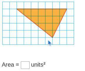 Find the area of the triangle by forming a parallelogram.