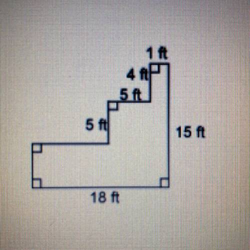 What is the area of this figure?
A. 112
B. 142
C. 270
D. 284