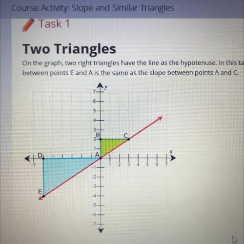 Are the two triangles similar? Why or why not?
PLZZZZZ HELP