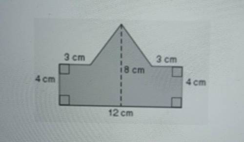 Find the area of the shaded area​