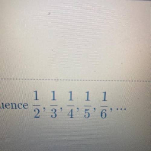 What is the explicit formula for the sequence pictured above?
