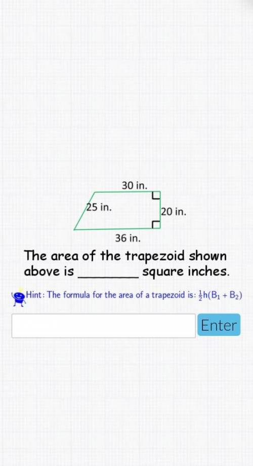 Find area of trapezoids ​