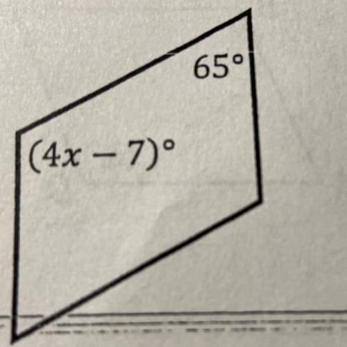 Solve for X. Please help ASAP! It’s due soon, and I have no idea how to do this!