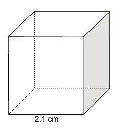 Pls hurry if you can. A What is the volume of this cube?

Question 5 options:
26.46 cm3
9.261 cm3