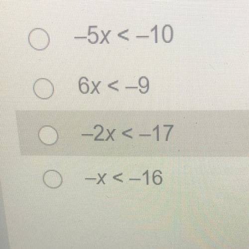 Which if the following is equivalent to 7-2(x+2)<-4-3(1-x)