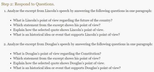 Analyze the excerpt from Lincoln’s speech by answering the following questions in one paragraph: