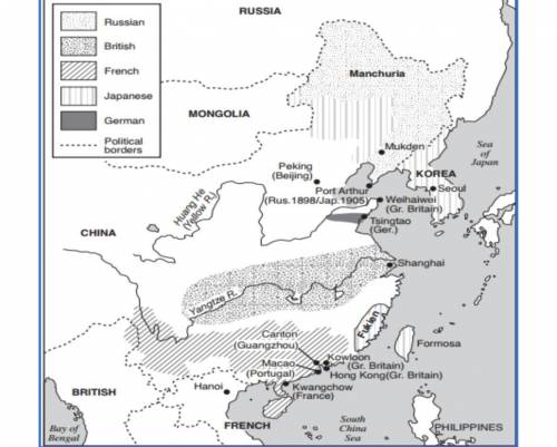 What do you see in the maps?

What do you think changed in East Asia from the 18th to 20th centuri