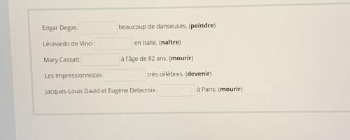Passé composé Review

Complete the following sentences using the correct passé composé form of the
