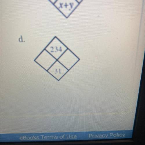 Anyone know the answer to this diamond problem?