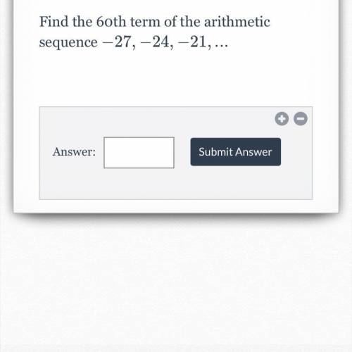 Find the 60th term of the arithmetic sequence -27, -24, -21